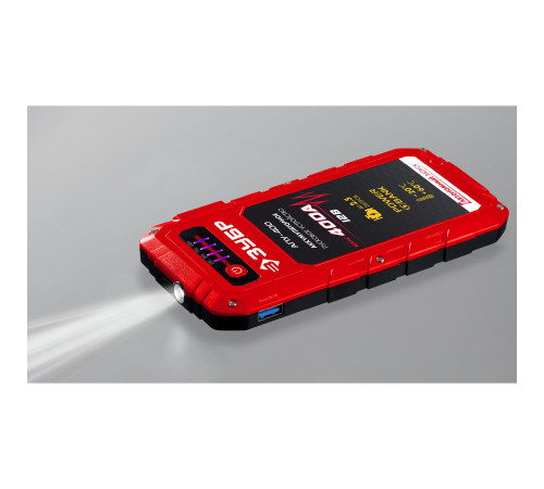 ЗУБР АПУ-400, 12 В, макс. 400 А, аккумуляторное пусковое устройство (59322) купить  в Сочи