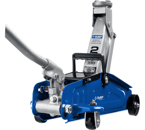ЗУБР Т-30, 2 т, 135 - 330 мм, подкатной гидравлический домкрат, Профессионал (43053-2) купить  в Сочи