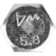 ЗУБР ГОСТ 7798-70, кл. пр. 5.8, M12 х 60 мм, цинк, 5 кг, болт (303080-12-060) купить в Сочи
