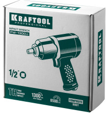 KRAFTOOL PW-1300c, 1/2″, 1300 Н·м, ударный пневматический гайковерт (64205)