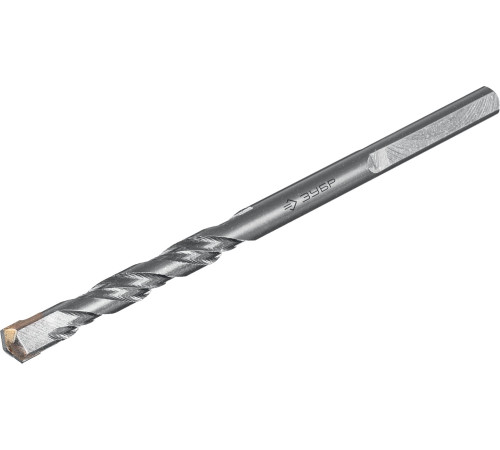 ЗУБР 6 x 100 мм, трехгранный хвостовик, сверло по бетону усиленное, Профессионал (2916-100-06) купить  в Сочи
