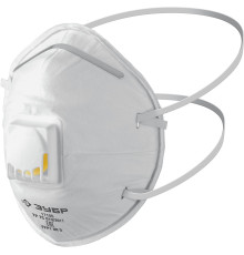 ЗУБР ФКН-80, класс защиты FFP1, коническая, фильтрующая полумаска с направленным клапаном выдоха (11155)