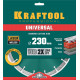 KRAFTOOL LASER-UNIVERSAL 230 мм (22.2 мм, 10х2.8мм), алмазный диск (36680-230) купить в Сочи
