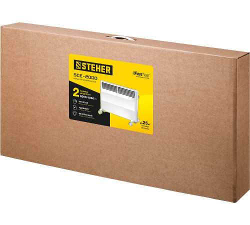 STEHER Е серия 2 кВт, электрический конвектор (SCE-2000) купить  в Сочи