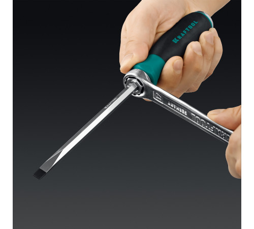 KRAFTOOL IMPACT 13 шт, сквозной стержень Cr-Mo, набор ударных отверток (25035) купить  в Сочи