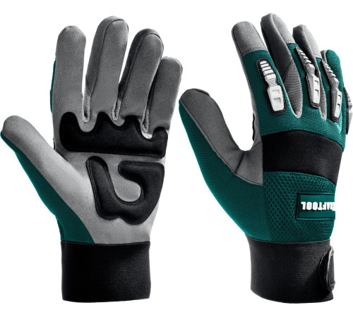 KRAFTOOL Extrem, XL (10), профессиональные комбинированные перчатки, антивибрационные, противоударные (11287-XL) купить в Сочи KRAFTOOL Extrem, XL (10), профессиональные комбинированные перчатки, антивибрационные, противоударные (11287-XL) купить в Сочи