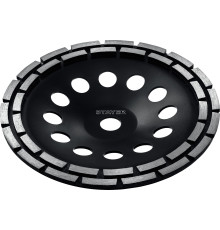STAYER Double, d 180 мм, двухрядная алмазная шлифовальная чашка (33381-180)