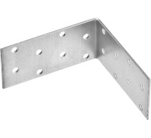 ЗУБР УКР-2.0, 40 x 80 x 80 x 2 мм, цинк, равносторонний крепежный уголок (310206-040-080)