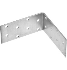 ЗУБР УКР-2.0, 40 x 80 x 80 x 2 мм, цинк, равносторонний крепежный уголок (310206-040-080)