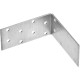 ЗУБР УКР-2.0, 40 x 80 x 80 x 2 мм, цинк, равносторонний крепежный уголок (310206-040-080) купить  в Сочи