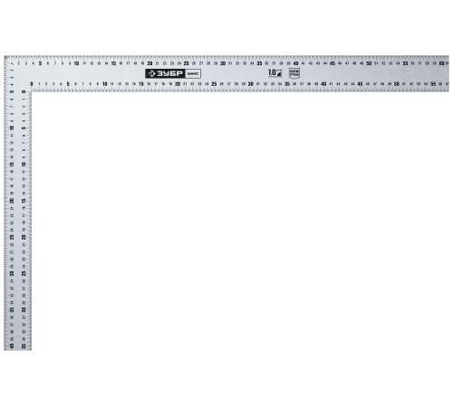 ЗУБР УПН-60, 600 х 400 мм, нержавеющий плотницкий угольник, Профессионал (3434-61) купить  в Сочи