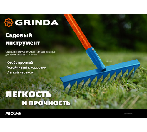 GRINDA PP-23, 500 х 50 х 420 мм, 23 зубца, без черенка, пластиковые, веерные грабли, PROLine (421813) купить  в Сочи GRINDA PP-23, 500 х 50 х 420 мм, 23 зубца, без черенка, пластиковые, веерные грабли, PROLine (421813) купить  в Сочи