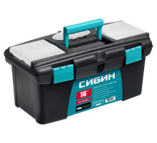 СИБИН 410 х 220 х 195 мм, (16″), Пластиковый ящик для инструментов (38010-16)