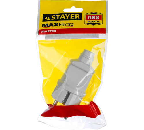 STAYER MAXElectro, белая, 16 А/220 В, 1300 Вт, прямая вилка (55160-W) купить в Сочи STAYER MAXElectro, белая, 16 А/220 В, 1300 Вт, прямая вилка (55160-W) купить в Сочи