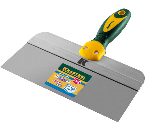 KRAFTOOL 250 мм, широкое полотно, алюминиевая направляющая, двухкомпонентная ручка, нержавеющий, фасадный шпатель (10036-250) купить в Сочи KRAFTOOL 250 мм, широкое полотно, алюминиевая направляющая, двухкомпонентная ручка, нержавеющий, фасадный шпатель (10036-250) купить в Сочи