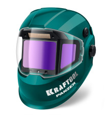 KRAFTOOL PANZER хамелеон, с панорамным трёхсторонним светофильтром, затемнение 3/4-8/9-14, маска сварщика (11061)