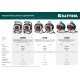 KRAFTOOL K-315, КГ, 3 x 1.5 мм2, 30 м, 3700 Вт, IP44, силовой удлинитель на стальной катушке (55085-30) купить в Сочи