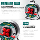 KRAFTOOL K-315, КГ, 3 x 1.5 мм2, 30 м, 3700 Вт, IP44, силовой удлинитель на стальной катушке (55085-30) купить в Сочи