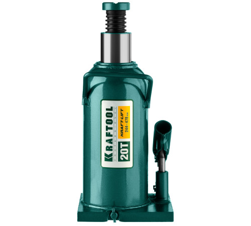KRAFTOOL KRAFT-LIFT, 20 т, 244 - 478 мм, бутылочный гидравлический домкрат (43462-20) купить в Сочи KRAFTOOL KRAFT-LIFT, 20 т, 244 - 478 мм, бутылочный гидравлический домкрат (43462-20) купить в Сочи