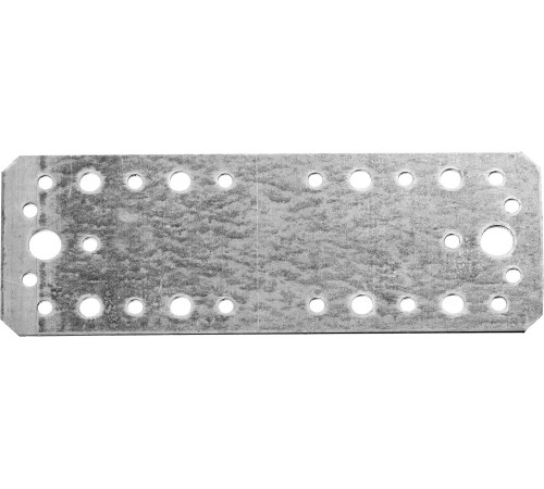 ЗУБР КП-2.0, 180 x 65 x 2 мм, цинк, крепежная пластина (310236-180-65) купить  в Сочи
