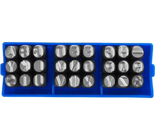 ЗУБР 8 мм, латиница, штамповочные буквенные клейма, Профессионал (21505-08) купить  в Сочи