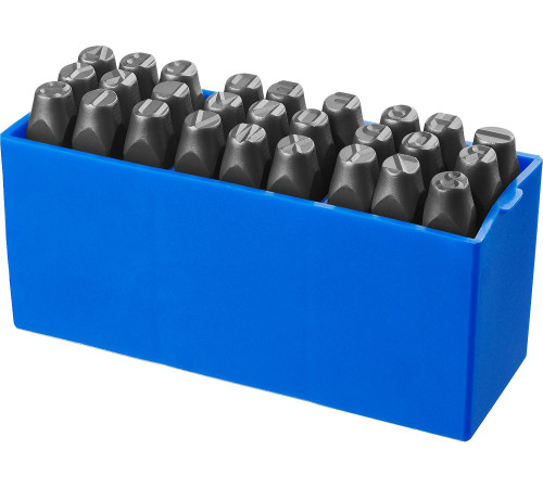 ЗУБР 8 мм, латиница, штамповочные буквенные клейма, Профессионал (21505-08) купить  в Сочи