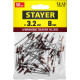 STAYER Color-FIX, 3.2 х 8 мм, темно-красный, 50 шт, алюминиевые заклепки, Professional (3125-32-3005) купить в Сочи