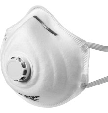 ЗУБР ФК-99, класс защиты FFP3, коническая, фильтрующая полумаска с клапаном выдоха (11163-3)