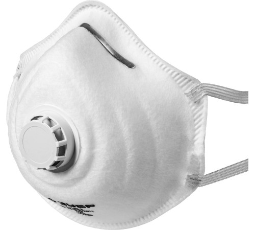 ЗУБР ФК-99, класс защиты FFP3, коническая, фильтрующая полумаска с клапаном выдоха (11163-3) купить  в Сочи