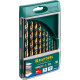 KRAFTOOL COBALT-8, 10 шт, (1-10 мм), сталь М42, HSS-Co(8%), набор сверл по металлу (29656-H10) купить  в Сочи