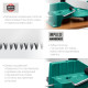 KRAFTOOL Alligator 3D, 600 мм, стусло прецизионное поворотно-наклонное (15451-600) купить в Сочи