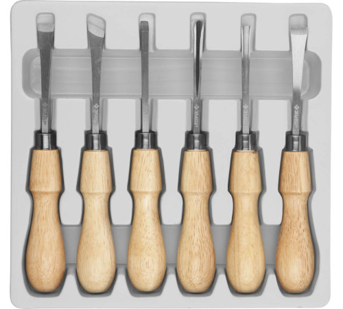 ЗУБР 6 предм, фигурные стамески, Профессионал (18373-H6) купить  в Сочи