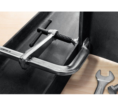 ЗУБР КС-500/120, F, 500 х 120 мм, цельнокованая струбцина, Профессионал (32157-120-500) купить  в Сочи ЗУБР КС-500/120, F, 500 х 120 мм, цельнокованая струбцина, Профессионал (32157-120-500) купить  в Сочи