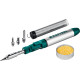 KRAFTOOL SolderGas, 70 B, 30 - 70 Вт, 1300°С, горелка, фен, набор 8 в 1, газовый паяльник (55504-H8) купить в Сочи