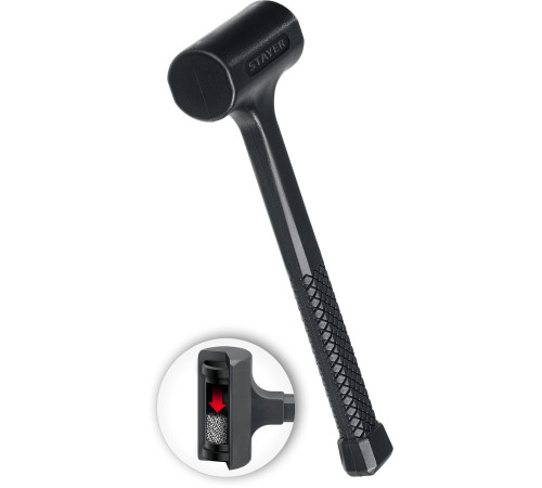 STAYER 40 мм, 450 г, цельнолитой безынерционный слесарный молоток, Professional (2042-450) купить  в Сочи