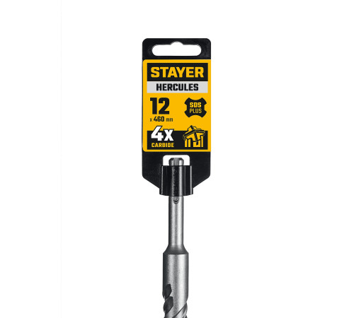 STAYER HERCULES-4Х 12x460 мм, SDS-plus бур (29290-460-12) купить в Сочи STAYER HERCULES-4Х 12x460 мм, SDS-plus бур (29290-460-12) купить в Сочи