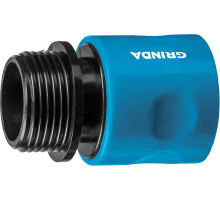 GRINDA TT-34E, 3/4″, с внешней резьбой, для шланга, быстросъемный соединитель, PROLine (8-426502)