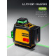 STAYER SL-3D #2, 50м, точн. +/-0,5 мм/м, зеленый лазерный нивелир, микролифт, держатель (34963-2) для горизонтальной и вертикальной разметки при строительстве или отделочных работах