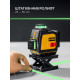 STAYER SL-3D #2, 50м, точн. +/-0,5 мм/м, зеленый лазерный нивелир, микролифт, держатель (34963-2) для горизонтальной и вертикальной разметки при строительстве или отделочных работах