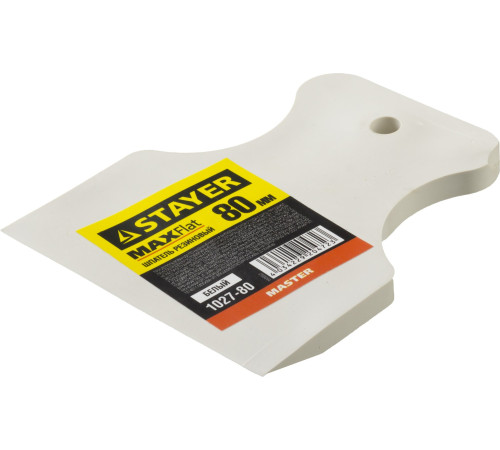 STAYER MAXFlat, 80 мм, для затирки швов эластичный, белый, резиновый шпатель (1027-80) купить  в Сочи