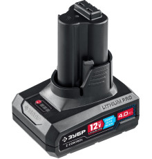 ЗУБР 12 В, 4.0 А·ч, аккумулятор тип Т7, Профессионал (ST7-12-4)