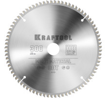 KRAFTOOL Multi Material, 300 х 30 мм, 80Т, пильный диск по алюминию (36953-300-30)