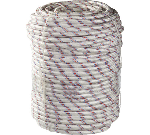 СИБИН d 12 мм, 24-прядный, 100 м, плетеный, с сердечником, полипропиленовый фал (50215-12) купить  в Сочи