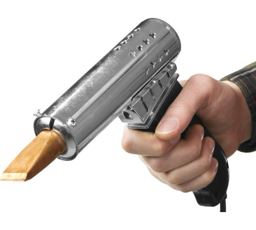 ЗУБР Ceramic PRO, 500 Вт, клин, сверхмощный электропаяльник с пластиковой пистолетной рукояткой, Профессионал (55302-500) купить  в Сочи