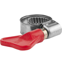 ЗУБР Бабочка, 12 - 20 мм, накатная лента 9 мм, 2 шт, нержавеющий хомут, Профессионал (37835-12-20)