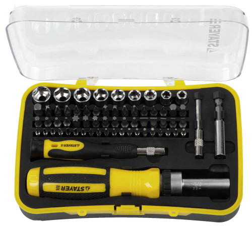 STAYER Compact-65, 65 предм., реверсивная отвертка с насадками (25310-H65) купить  в Сочи