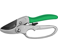 РОСТОК PC-33, 200 мм, углеродистая сталь, храповый механизм, с эфесом, с алюминиевыми рукоятками, покрытие ПВХ, контактный секатор (423008) РОСТОК PC-33, 200 мм, углеродистая сталь, храповый механизм, с эфесом, с алюминиевыми рукоятками, покрытие ПВХ, контактный секатор (423008)