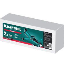 KRAFTOOL RIGID, 2.2 т, 130 - 375 мм, подкатной домкрат с увеличенным подъемом (43452-2)