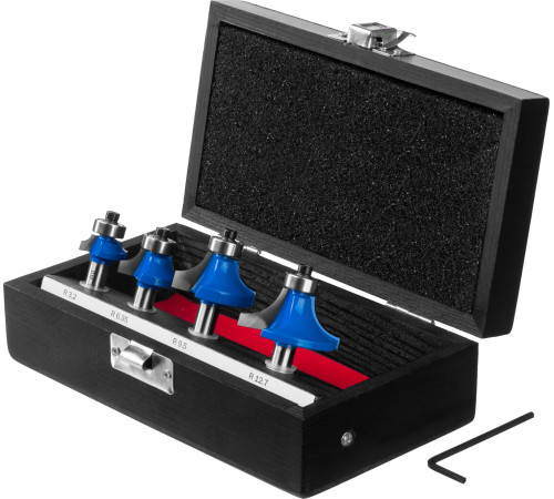 ЗУБР 4 шт, набор профильных фрез по дереву, Профессионал (28795-H4-2) купить  в Сочи