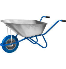 ЗУБР ПТ-100, 90 л, 180 кг, одноколесная, полиуретановое колесо, садовая тачка, Профессионал (39901) ЗУБР ПТ-100, 90 л, 180 кг, одноколесная, полиуретановое колесо, садовая тачка, Профессионал (39901)